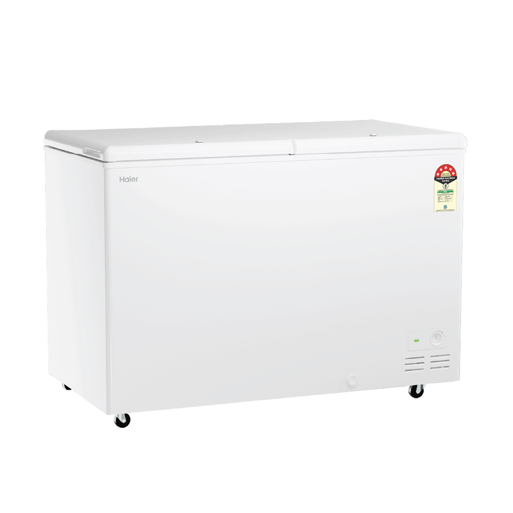 Haier Deep Freezer 500L, Hard Top Convertible Double Door (White)